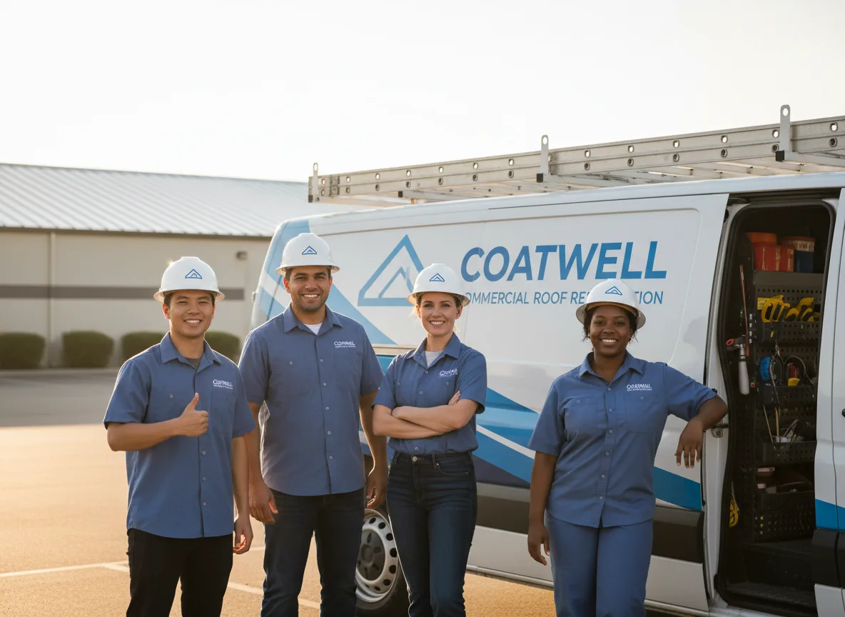Commercial roof coating company in Protivin, IA